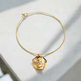 Camellia Bangle Necklace