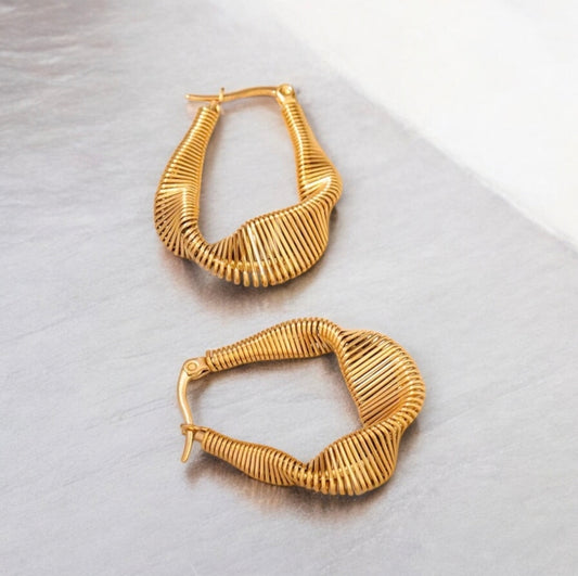 Ashley Hoops earrings