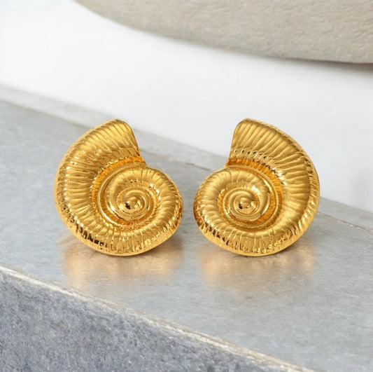 Nautilus Ear Studs